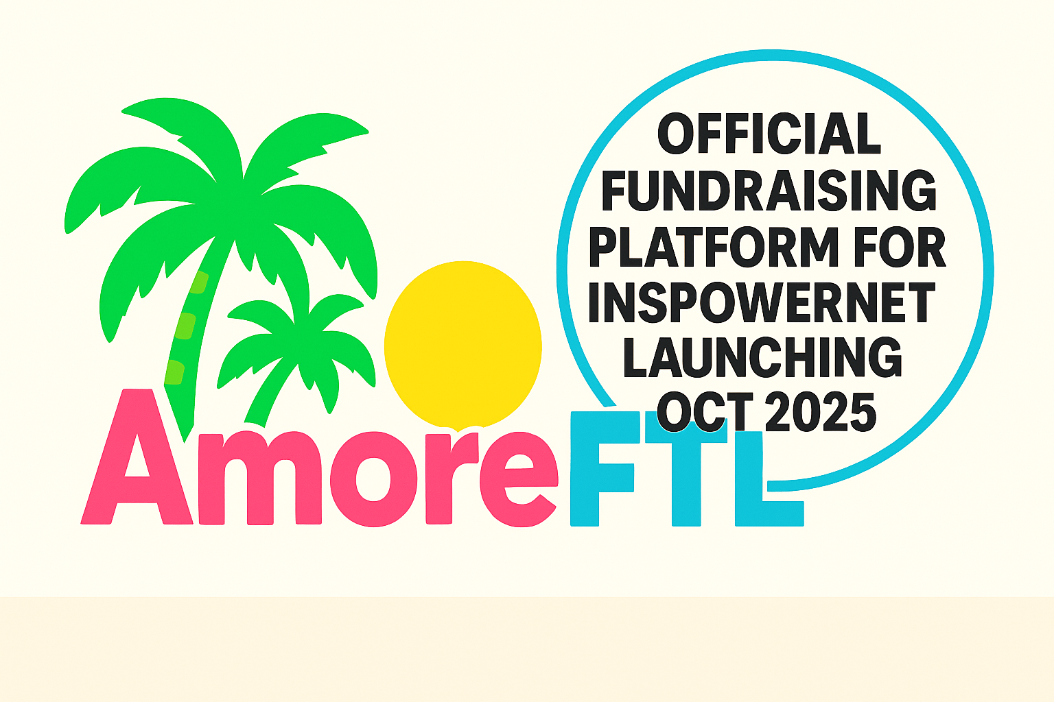AmoreFTL Fundraising Logo Design